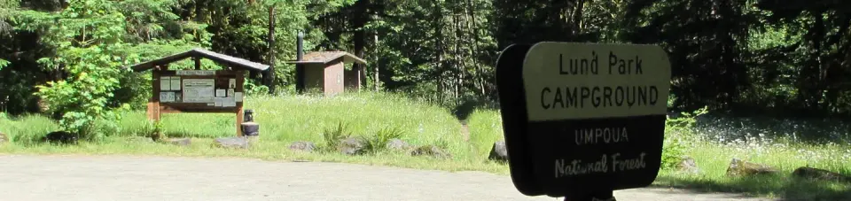 Lund Park Campground Entrance