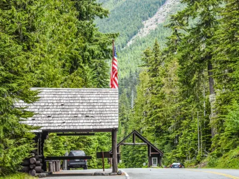 Mount Rainier National Park recreation area