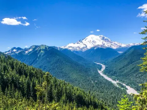 Mount Rainier National Park recreation area