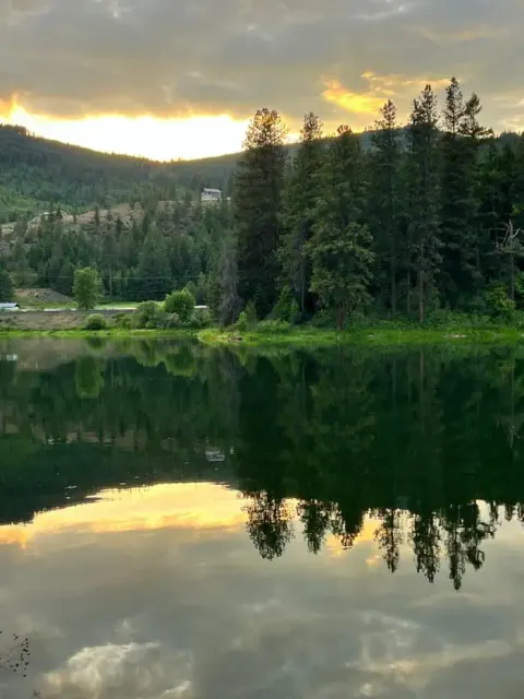 View while on the walking trail.