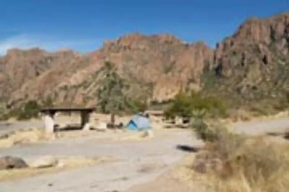 CCC shade shelter at the campsite