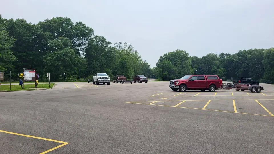 Lone Point Boat Ramp Parking Lot