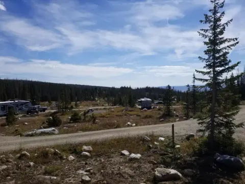 Nash Fork Campground near site 18