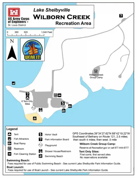 Wilborn Creek Map