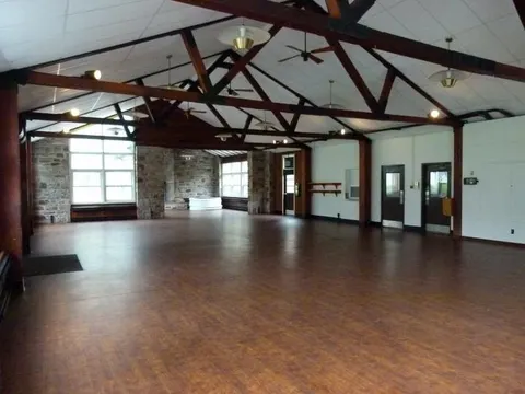 Interior of Camp Greentop Dining Hall.