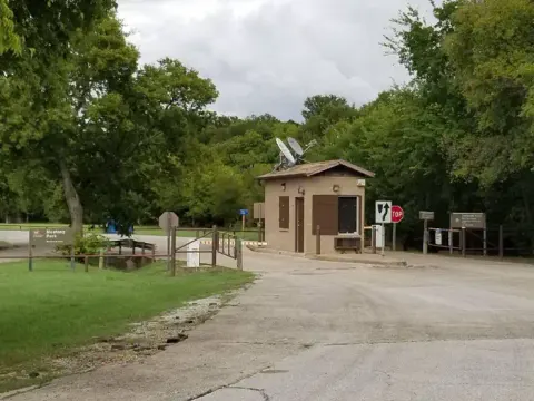 Entrance gate of Mustang Park