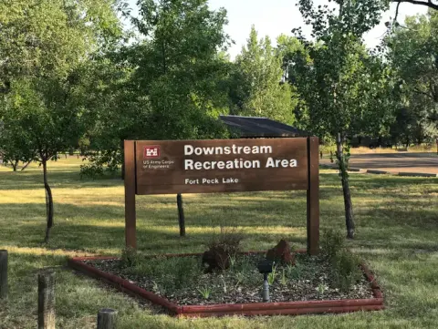 Entrance to the Downstream Campground