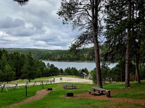 VIEW FROM TENT SITES OVERLOOKING DEERFIELD RESERVOIR