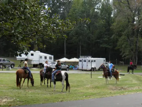 Equestrian Riders Enjoy Ford's Well Campground