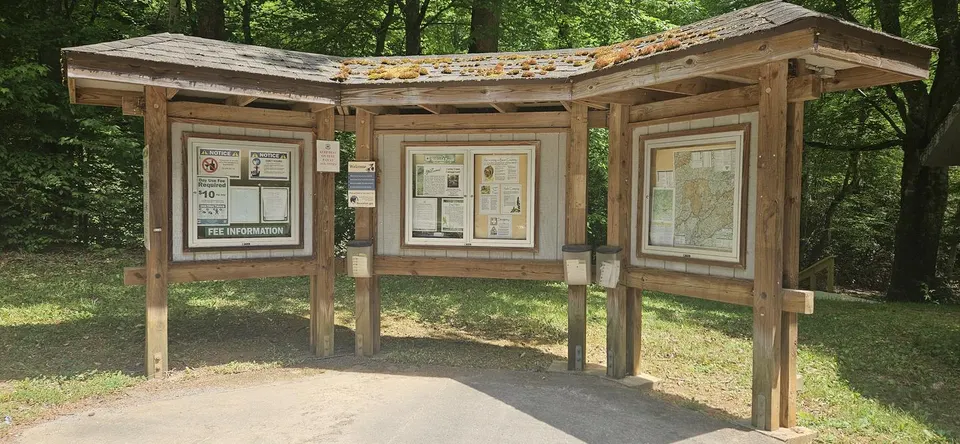 Curtis Creek Campground Info Board