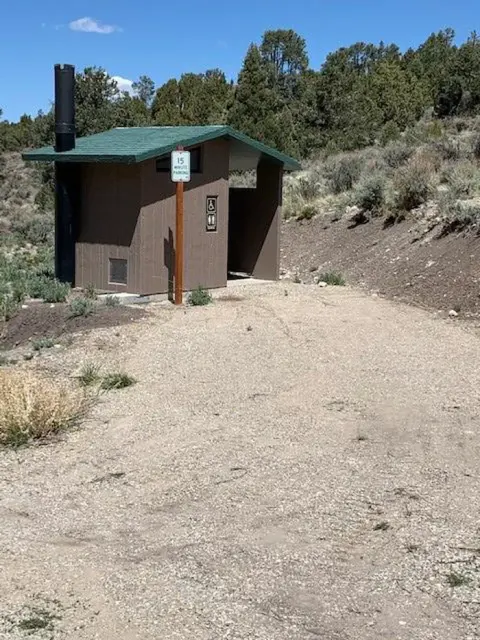 Toilets at the campground.