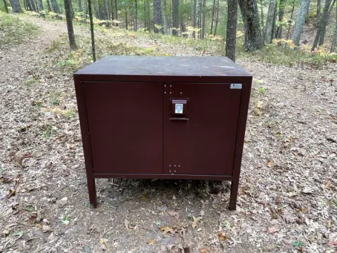 Food storage locker exterior