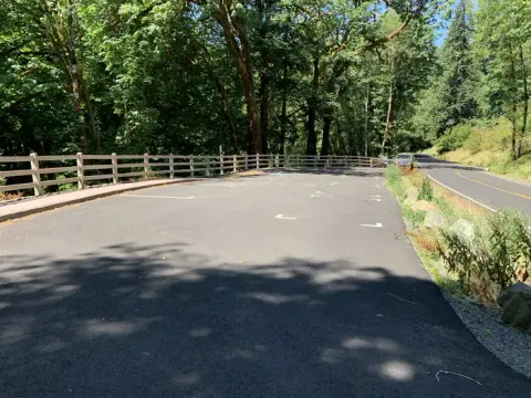 Elk Bend parking area