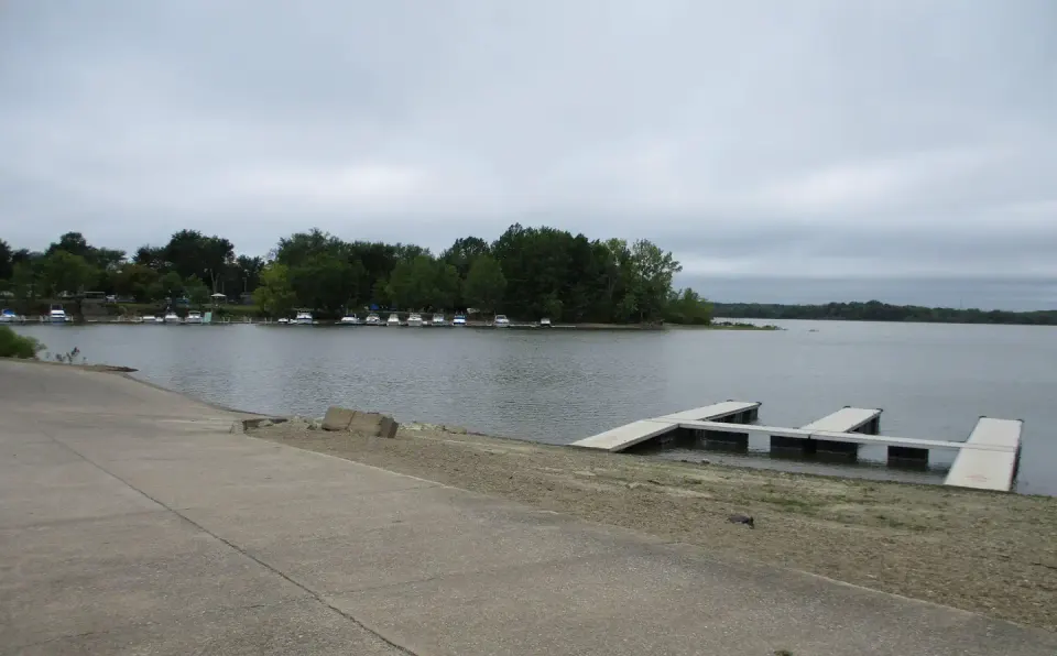 Courtesy Dock at the Mill Creek Campground Boat Launch