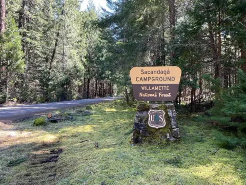 Willamette National Forest recreation area