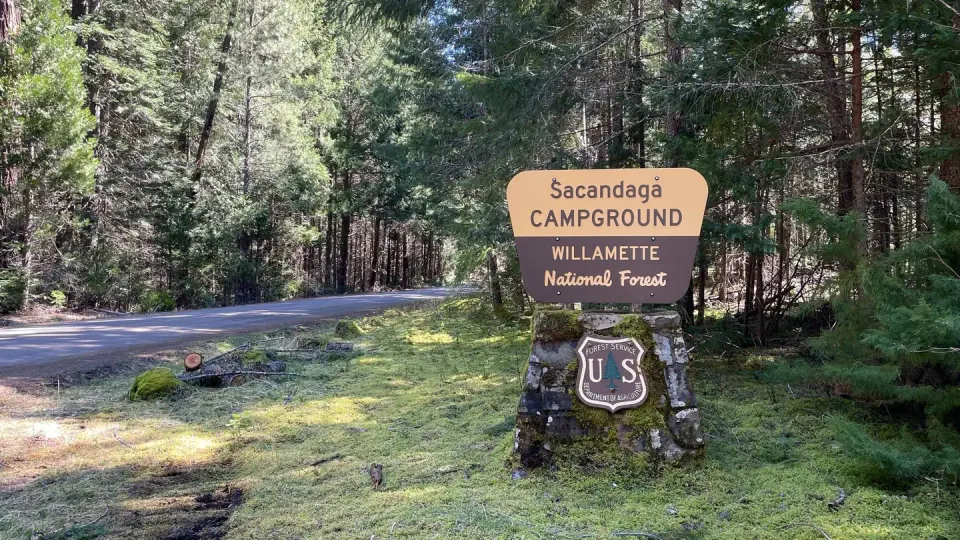 Willamette National Forest recreation area