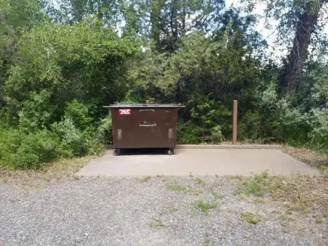 Trash Bin - Please pack out what you can!
