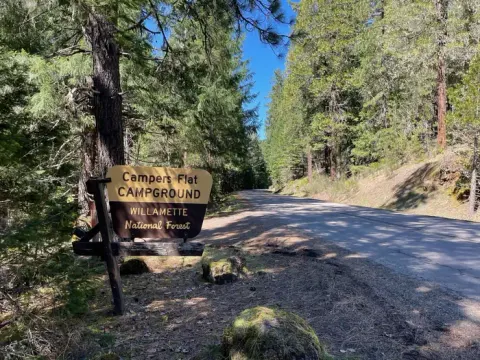 Willamette National Forest recreation area