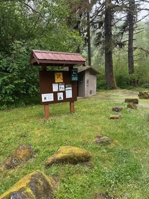 Bathroom and Information Kiosk