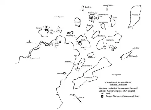 Camping map