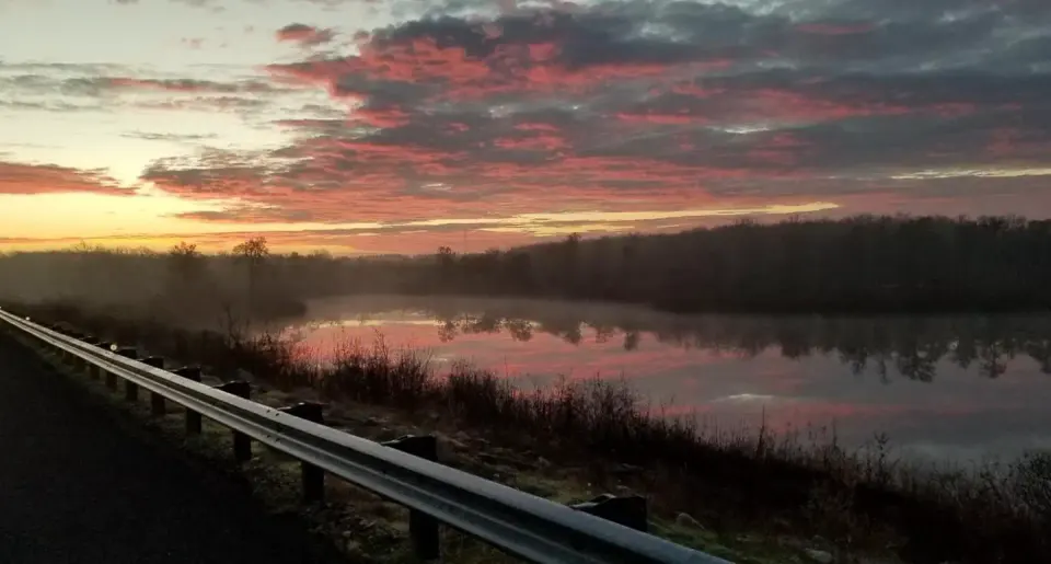 Kiamichi Park sunrise