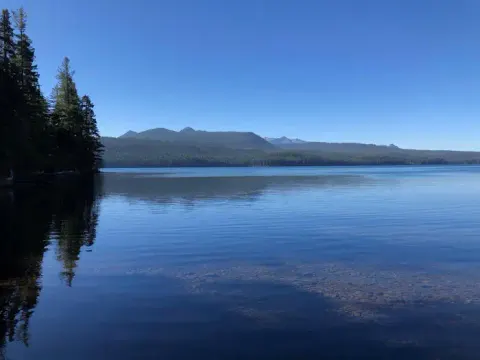 Sunset Cove Campground on Odell Lake