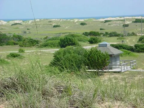 Frisco Campground overlooking the Atlantic Ocean
