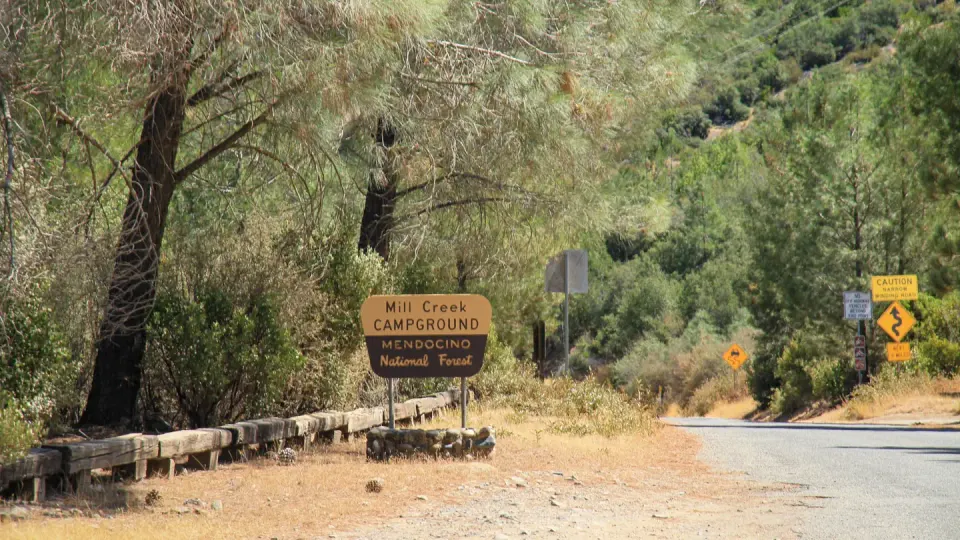 Mill Creek Campground, Mendocino National Forest