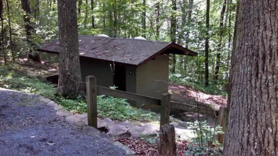 Bathroom at Cardens Bluff Campground