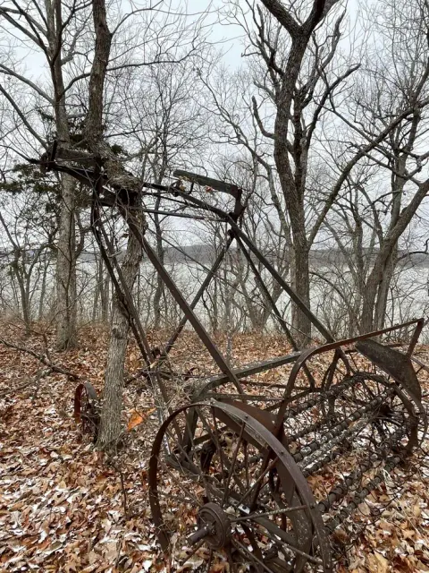 Artifact along George Latham Trail