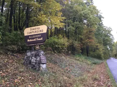 Dewdrop Recreation Area- Entrance Sign