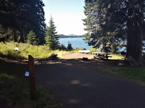 Camping around Crater Lake, Diamond Lake Campground, Umpqua National Forest