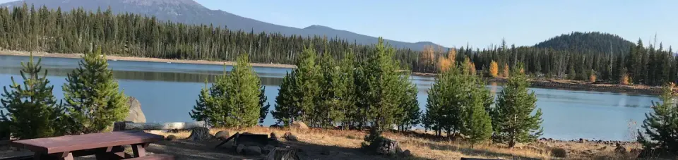 Mt Bachelor from Elk Lake