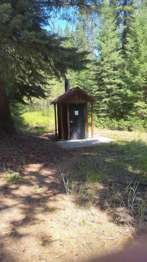 Lower campground loop vault toilet