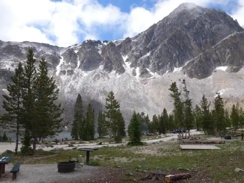 Meadow Lake Campground and Meadow Lake Peak