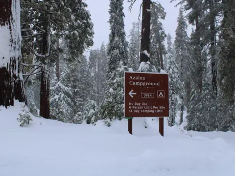 Azalea Campground Entrance