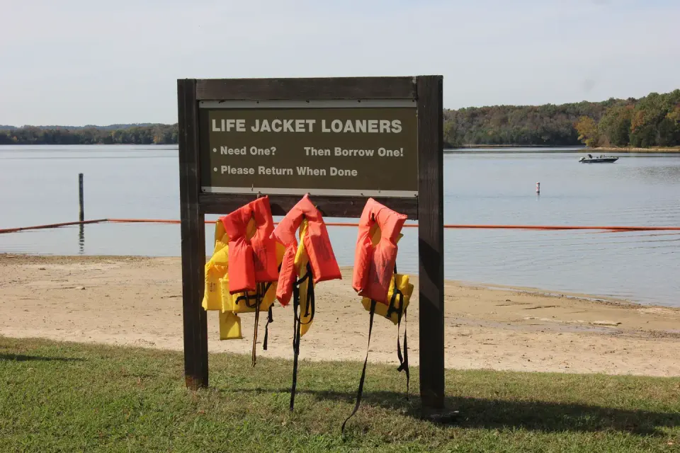 Seven Points Campground Beach Area