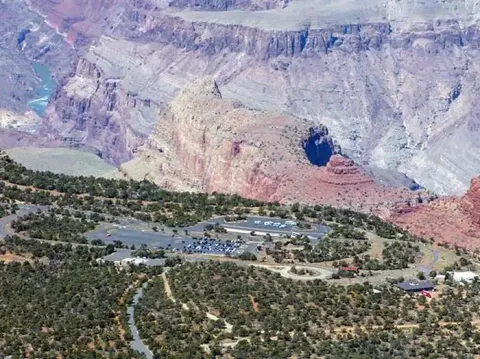 The Desert View developed area including the campground