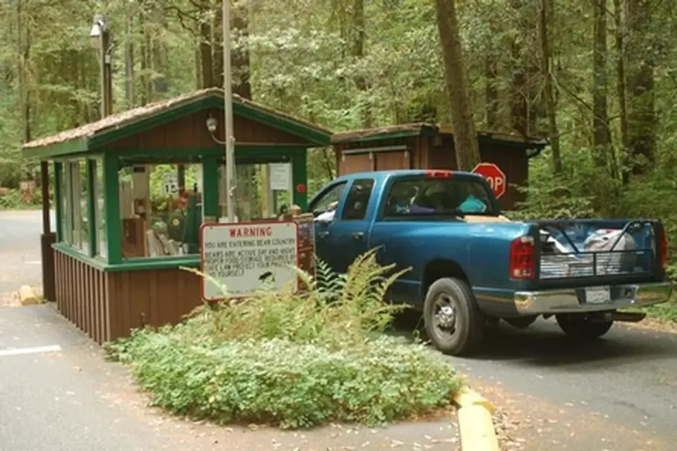 Jedediah Smith Campground Entrance Kiosk