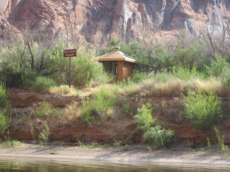 Lees Ferry Upriver Camping - Ferry Swale