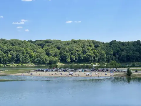 Crooked Creek Lake Tunnelville Beach