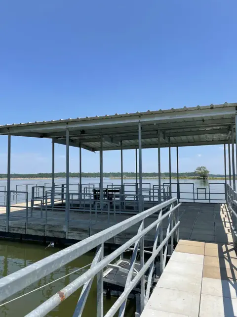 ADA fishing dock located in Bloomington East