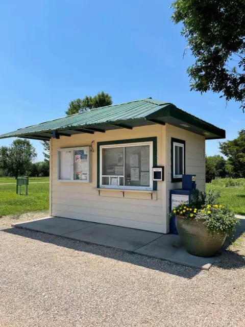Gate Attendant Booth located in Hickory/Walnut Campground