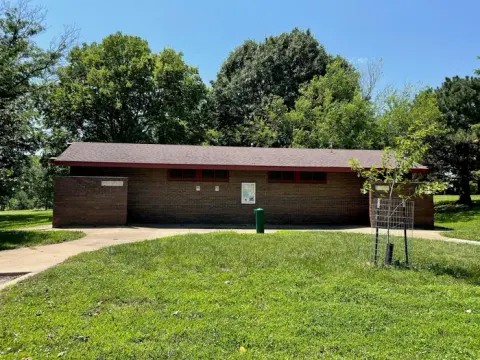 Waterborne Restrooms located in the upper and lower loops of Hickory and Walnut Campground
