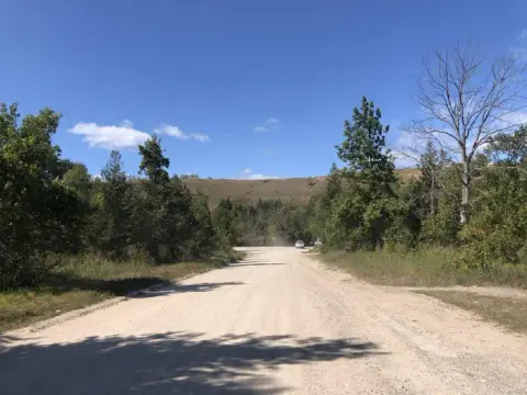 Harwood Road leading to Group sites