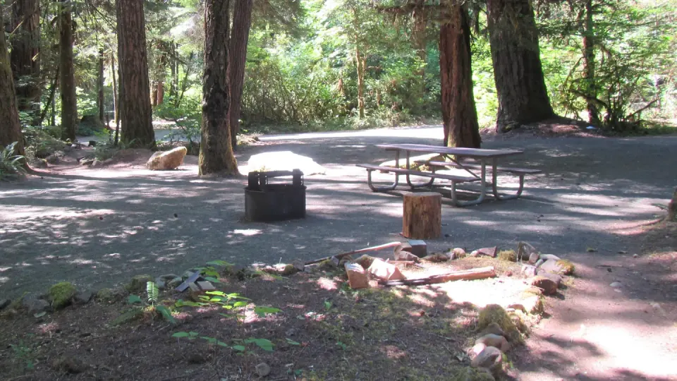 Typical Campsite at Scaredman