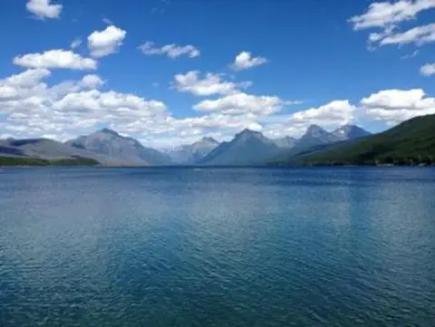 Lake McDonald as seen from the APGAR Campground Group Sites