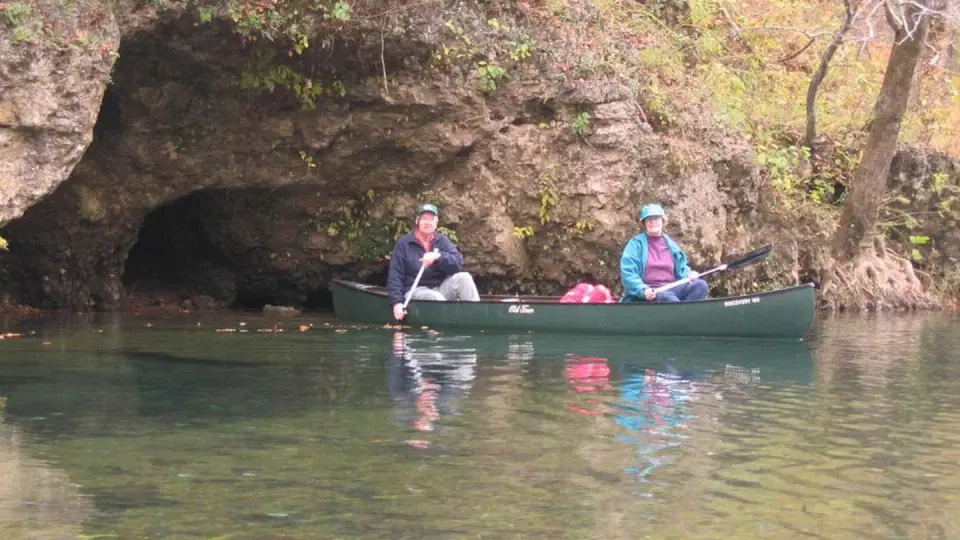Canoeists on the River