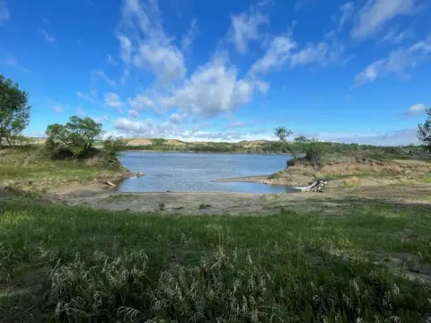 Missouri River Shoreline at the Downstream Campground
