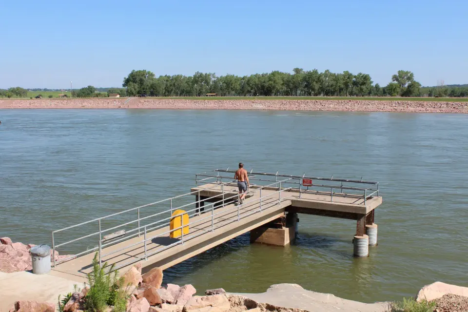 Accessible Fishing Pier on the Missouri River